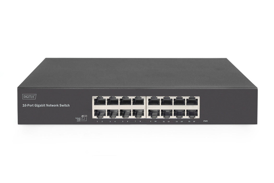 EAN 4016032498490 - Digitus DN-80112-2 switch No administrado Gigabit Ethernet (10/100/1000) Negro imagen 3
