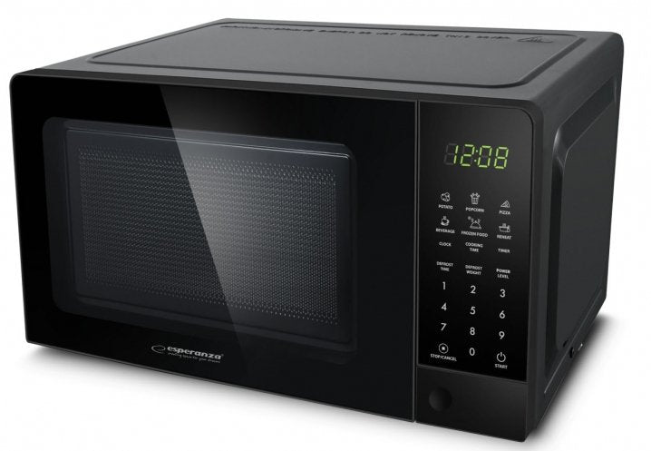 EAN 5901299964200 - Esperanza EKO009 microondas Negro Solo microondas Encimera 20 L 700 W imagen 3