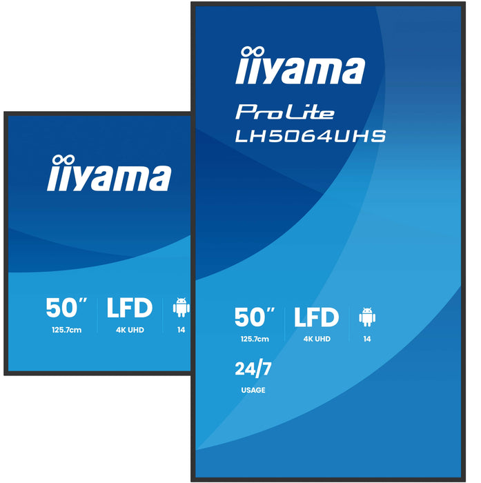 EAN 4948570125326 - iiyama LH6564UHS-B1AG pantalla de señalización Pantalla plana para señalización digital 165,1 cm (65") Wi imagen 4