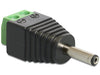 EAN 4043619654345 - DeLOCK 65434 cambiador de género para cable DC 1.3 x 3.5 mm 2p Negro, Verde, Plata imagen 1