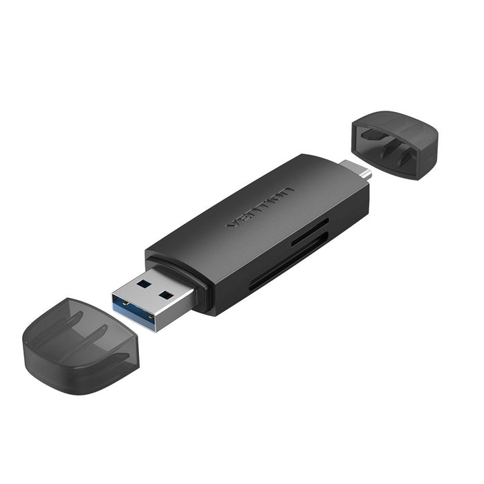 EAN 6922794755888 - Vention CLKB0 lector de tarjeta USB 3.2 Gen 1 (3.1 Gen 1) Type-A/Type-C Negro imagen 3