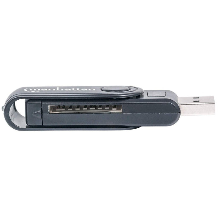 EAN 0766623101981 - Manhattan 101981 lector de tarjeta USB 3.2 Gen 1 (3.1 Gen 1) Type-A Negro imagen 3