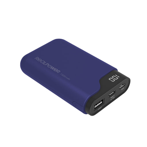 EAN 4040895008206 - RealPower PB-7500C Navy Blue 7500 mAh Negro, Azul imagen 1
