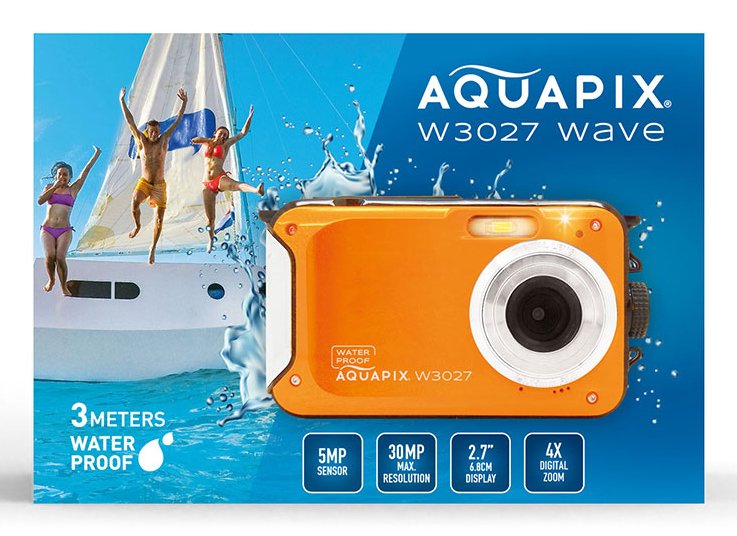 EAN 4260041686441 - Easypix W3027 Wave Cámara compacta 5 MP 1280 x 720 Pixeles Naranja imagen 4