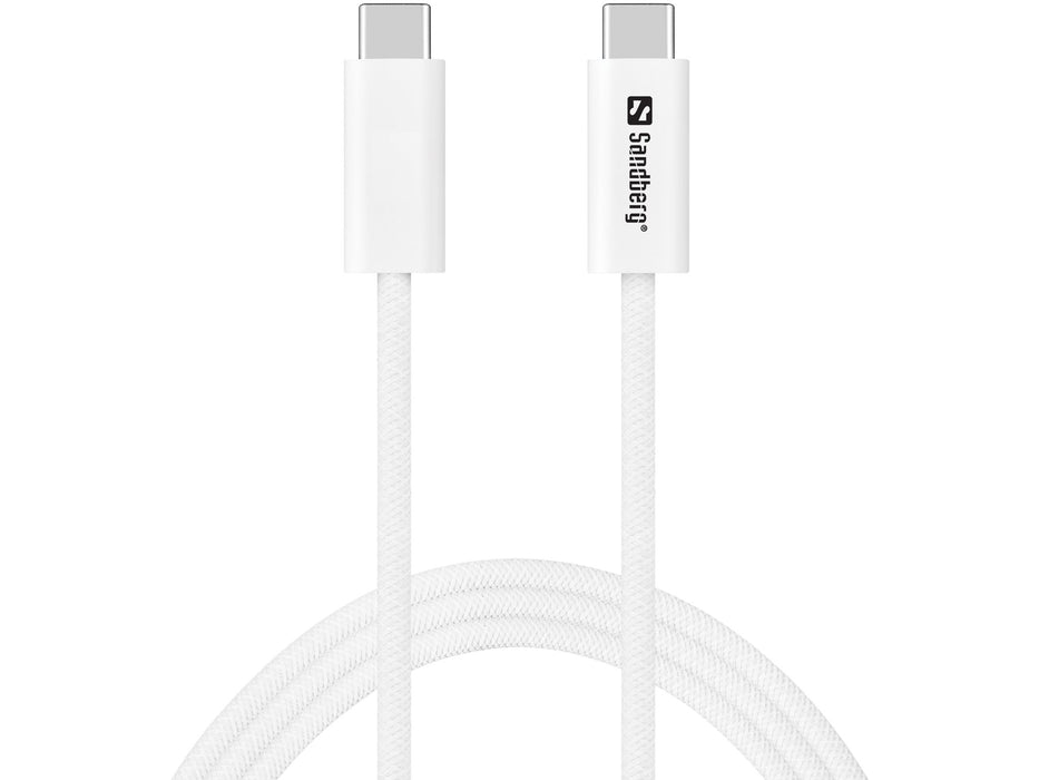 EAN 5705730136566 - Sandberg 136-56 cable USB USB4 Gen 3x2 1 m USB C Blanco imagen 1