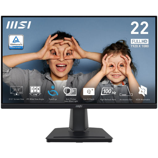 EAN 4711377180146 - MSI PRO MP225 pantalla para PC 54,6 cm (21.5") 1920 x 1080 Pixeles Full HD LED Negro imagen 1