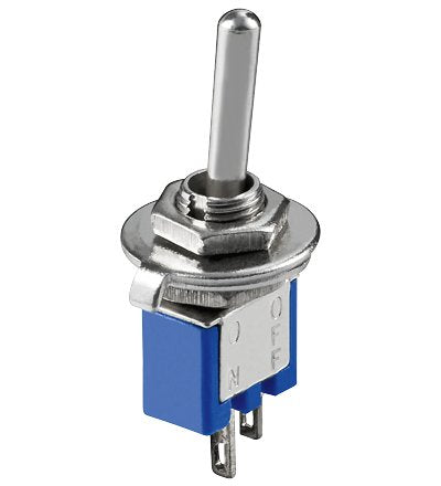 EAN 4040849100130 - Goobay 10013 interruptor eléctrico Interruptor de palanca acodillada 1P Azul, Plata imagen 1