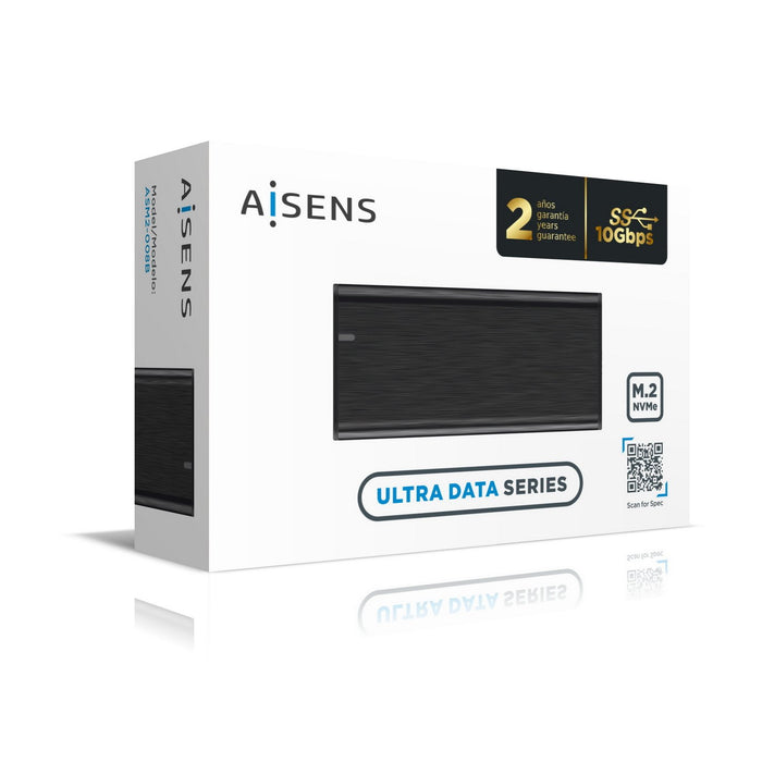 EAN 8436574704525 - AISENS ASM2-008B caja para disco duro externo Caja externa para unidad de estado sólido (SSD) Negro imagen 5