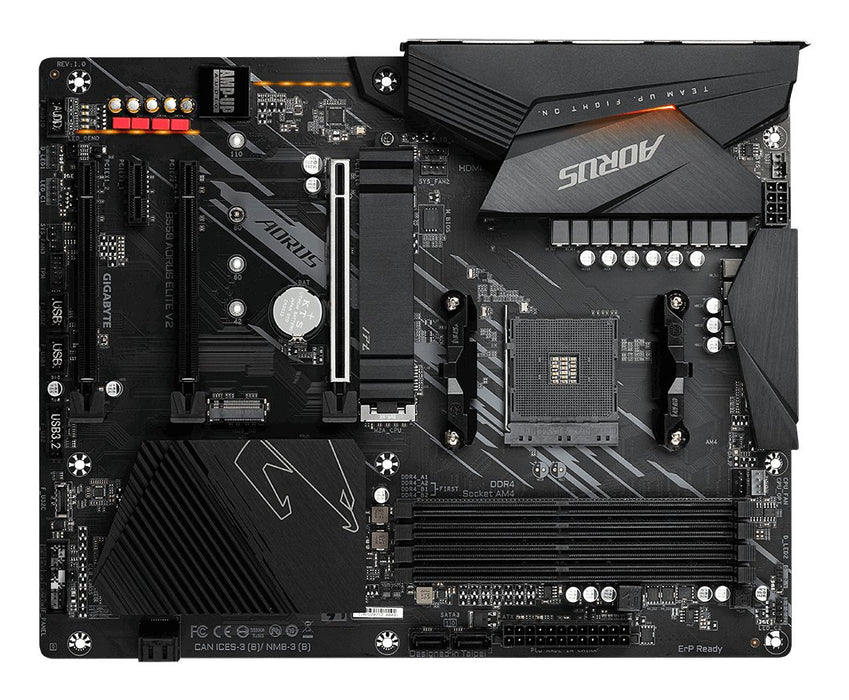 EAN 4719331809898 - GIGABYTE B550 AORUS ELITE V2 placa base AMD B550 Zócalo AM4 ATX imagen 2