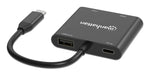 EAN 766623154321 - Manhattan 154321 adaptador de cable de vídeo 0,15 m USB Tipo C 2 x HDMI Negro imagen 10