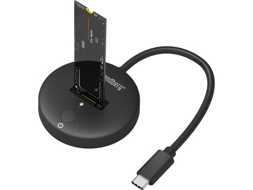 EAN 5705730136474 - Sandberg 136-47 base de conexión para disco duro USB Tipo C Negro imagen 2