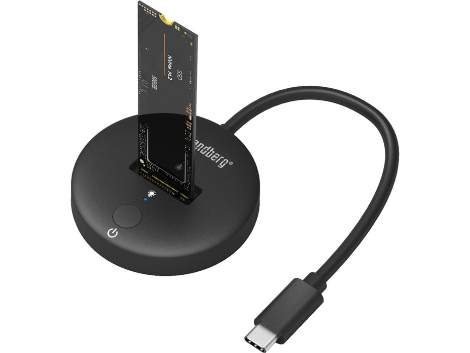 EAN 5705730136474 - Sandberg 136-47 base de conexión para disco duro USB Tipo C Negro imagen 2