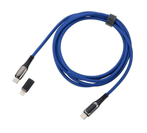 EAN 4024023038068 - TROIKA CBL20/DB cable USB 2 m USB C USB C/Lightning Azul imagen 1