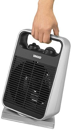 EAN 4011689861161 - Unold 86116 calefactor eléctrico Interior Negro, Plata 2000 W Ventilador eléctrico imagen 2