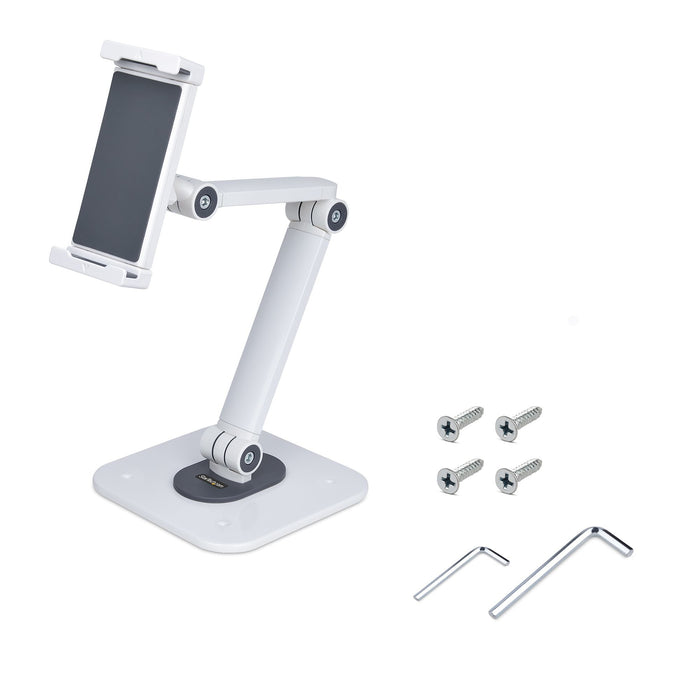 EAN 0065030895811 - StarTech.com ADJ-TABLET-STAND-W mueble y soporte para dispositivo multimedia Blanco Tableta Carro para ad imagen 10