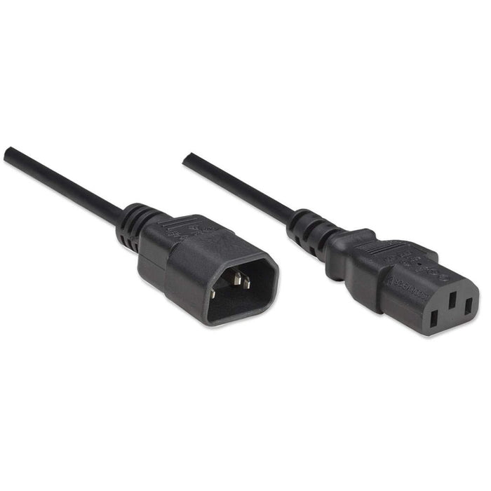 EAN 0766623301152 - Manhattan 301152 cable de transmisión Negro 1,8 m C13 acoplador C14 acoplador imagen 2