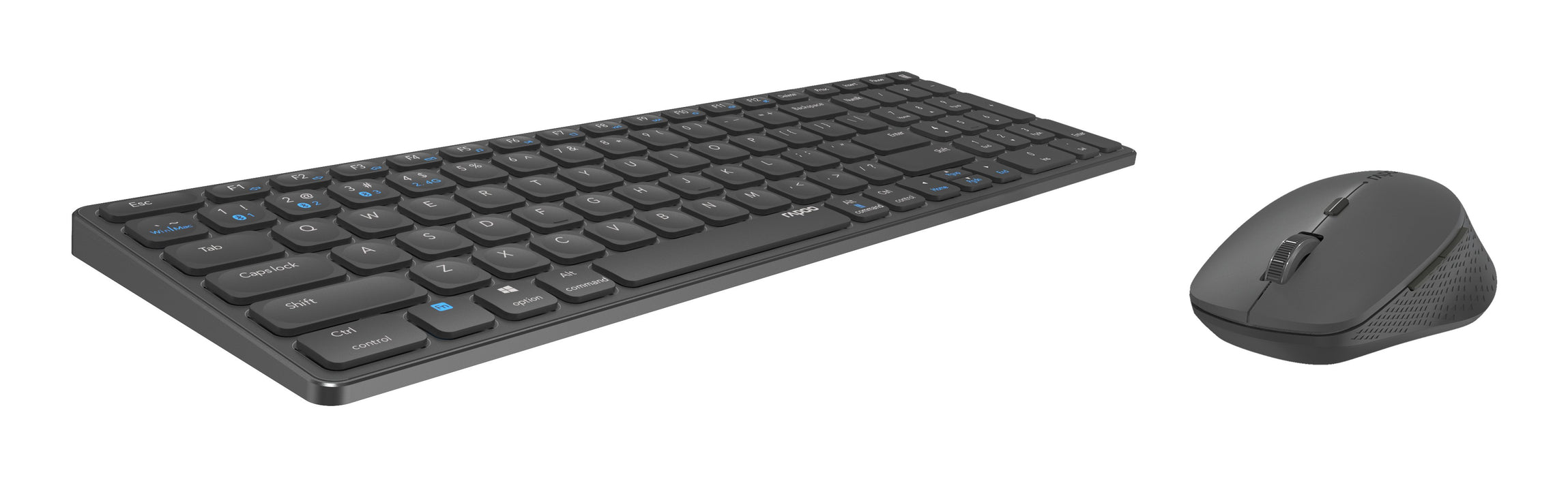 EAN 6940056115126 - Rapoo 9700M teclado Ratón incluido Universal Bluetooth QWERTY Negro imagen 2