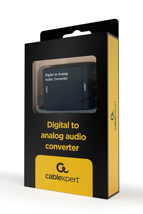 EAN 8716309082570 - Gembird DSC-OPT-RCA-001 convertidor de audio Negro imagen 2