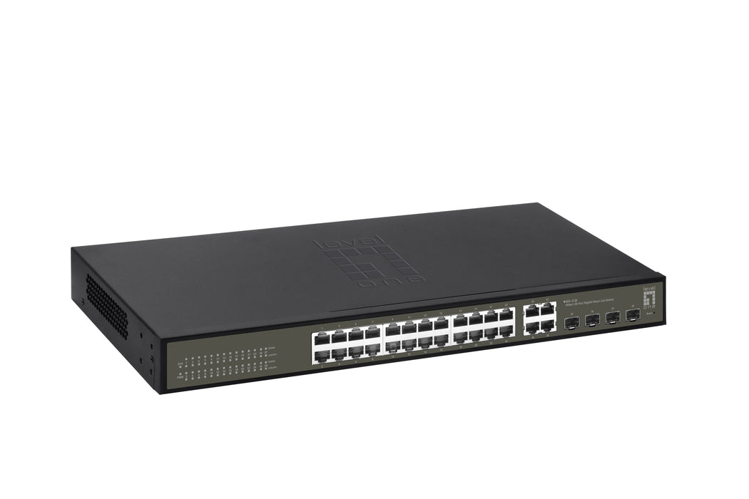 EAN 4015867229286 - LevelOne GES-2128 switch Gestionado L2 Gigabit Ethernet (10/100/1000) Negro imagen 4