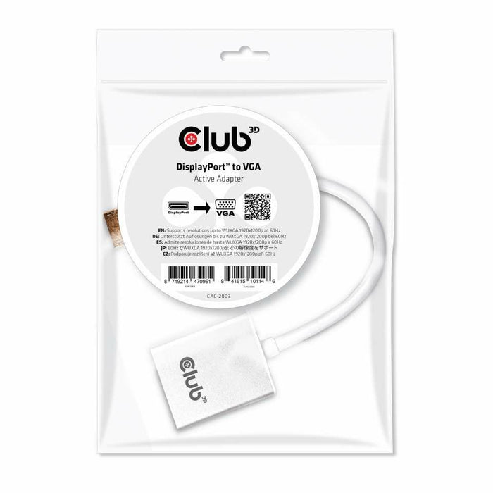 EAN 0841615101146 - CLUB3D CAC-2003 cambiador de género para cable Negro imagen 1