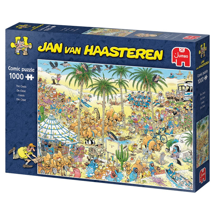 EAN 8710126200483 - Jan van Haasteren The Oasis 1000 pcs Puzzle rompecabezas 1000 pieza(s) Cómics imagen 3