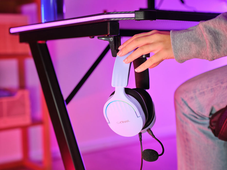 EAN 8713439253030 - Trust GXT 490P FAYZO Auriculares Alámbrico Diadema Juego USB tipo A Negro, Púrpura imagen 10