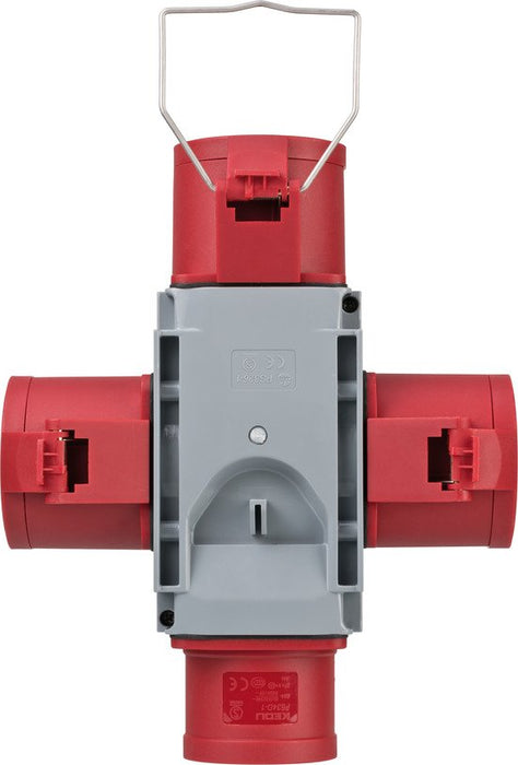 EAN 4007123670345 - Brennenstuhl 1081670 adaptador de enchufe eléctrico Gris, Rojo imagen 2