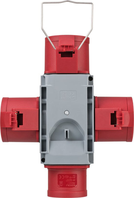 EAN 4007123670345 - Brennenstuhl 1081670 adaptador de enchufe eléctrico Gris, Rojo imagen 2