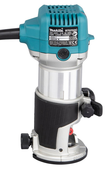 EAN 0088381752701 - Makita RT0702CX3J Multifunktionsfräse Negro, Verde, Metálico 34000 RPM 710 W imagen 6