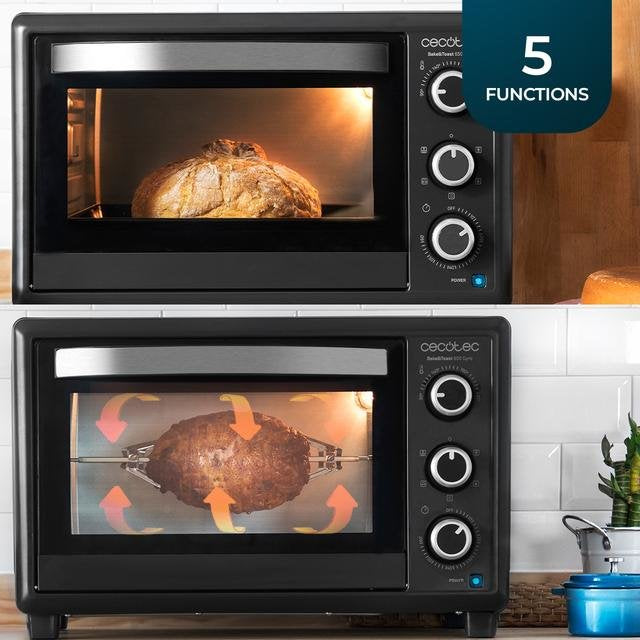 EAN 8435484038195 - Cecotec Bake&Toast 3090 Black Gyro 30 L 1500 W Negro Parrilla imagen 3