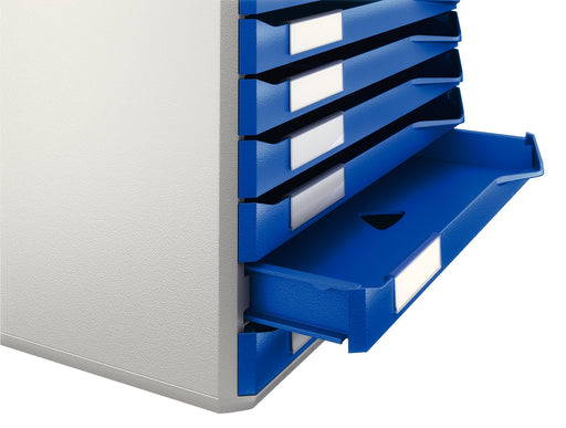 EAN 4002432324422 - Leitz 52810035 archivador organizador Poliestireno Azul, Gris imagen 2