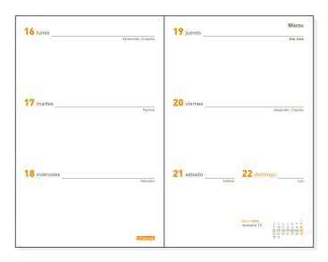 EAN 8422952407263 - Finocam 341630026 agenda Agenda diaria Gris imagen 2
