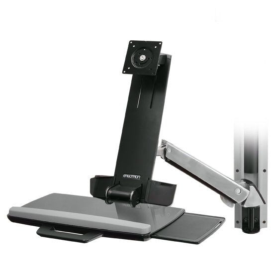 EAN 0698833016369 - Ergotron Styleview Sit-Stand Combo Arm 61 cm (24") Pared Aluminio imagen 2