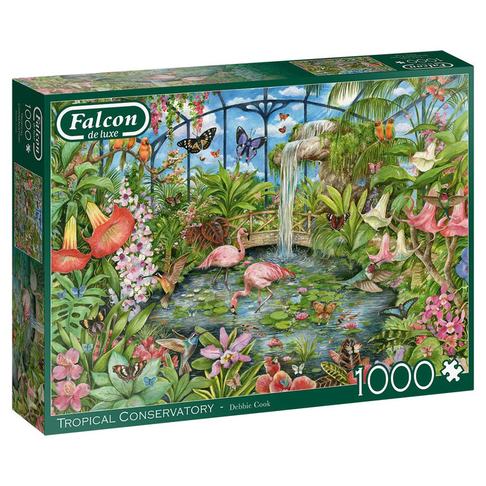 EAN 8710126112953 - Falcon de luxe Tropical Conservatory 1000pcs Puzzle rompecabezas 1000 pieza(s) Flora y fauna imagen 1