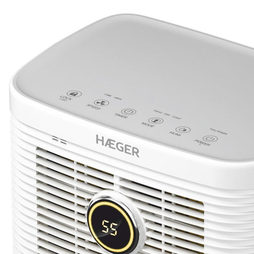 EAN 5608475033179 - Haeger DE-D10.012A deshumidificador 1,6 L 46 dB 240 W Blanco imagen 2