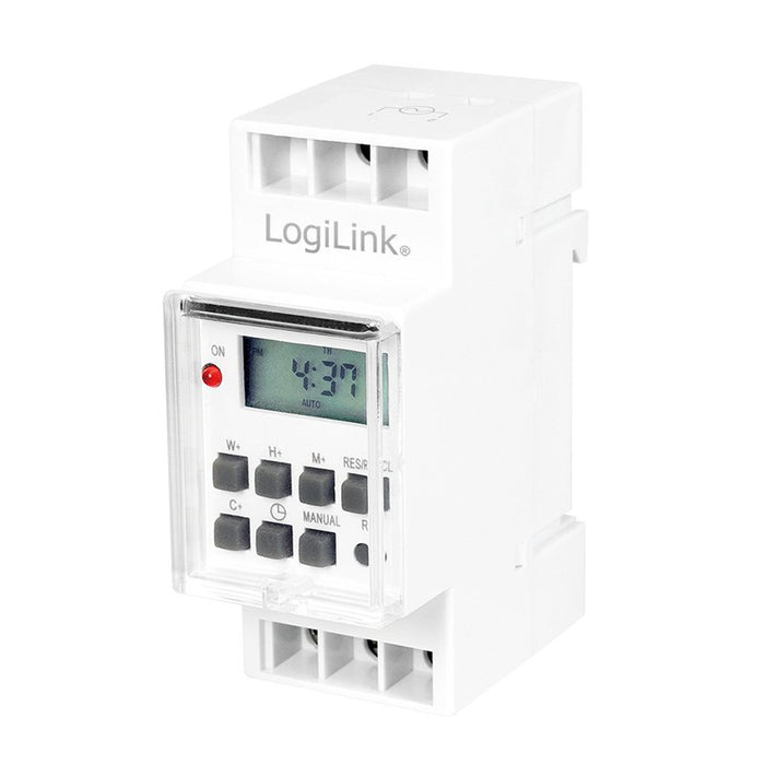EAN 4052792054552 - LogiLink ET0010 contador eléctrico Blanco Programador eléctrico diario/semanal imagen 1