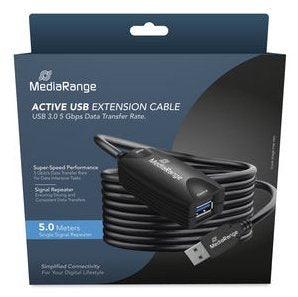 EAN 4260664877998 - MediaRange MRCS242 cable USB USB 3.2 Gen 1 (3.1 Gen 1) 5 m USB A Negro imagen 2