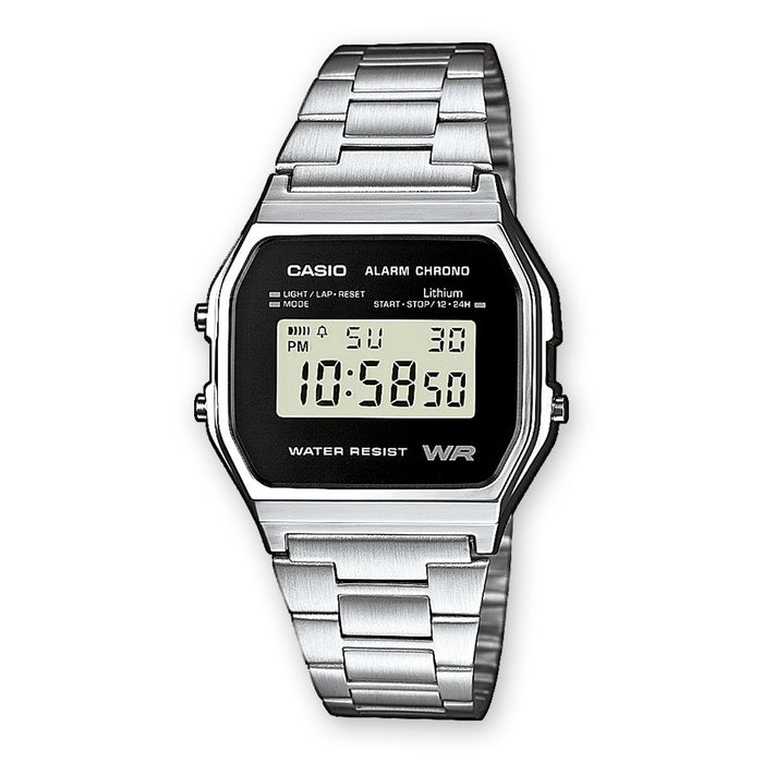 EAN 4971850944386 - Casio A158WEA-1EF reloj Reloj de pulsera Unisex Electrónico Negro imagen 1