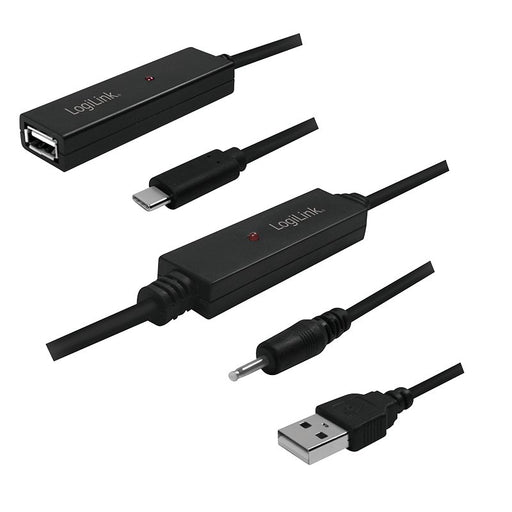 EAN 4052792050318 - LogiLink UA0326 cable USB USB 2.0 20 m USB A USB C Negro imagen 1