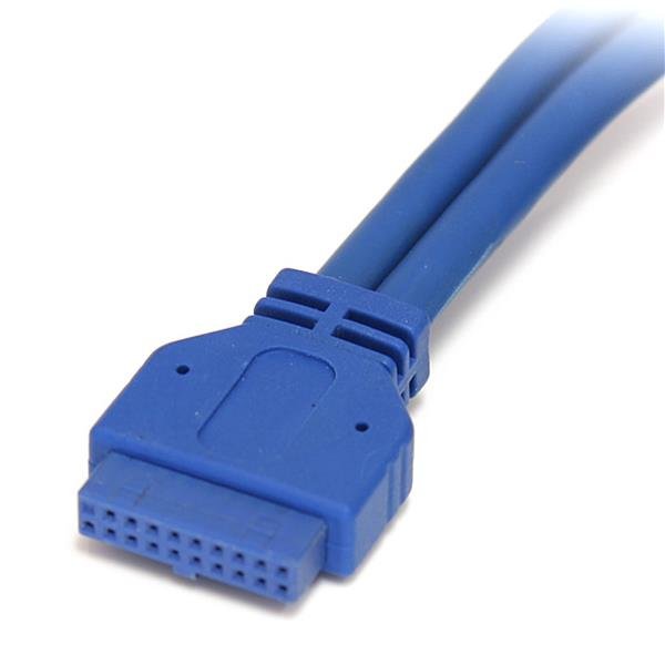 EAN 0065030845366 - StarTech.com USB3SPNLAFHD cambiador de género para cable 2 x USB A IDC Azul imagen 2
