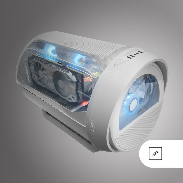 EAN 8435693111580 - Mars Gaming MC-CYLONW Mini Tower Blanco imagen 11