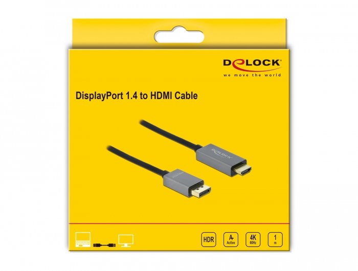 EAN 4043619859283 - DeLOCK 85928 adaptador de cable de vídeo Negro, Gris imagen 2