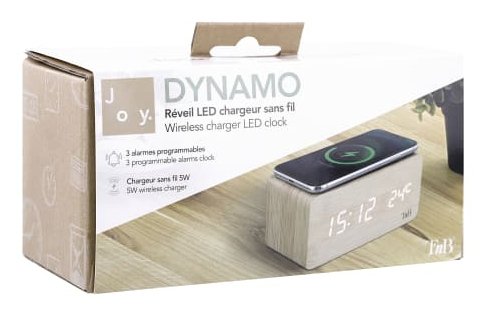 EAN 3303170112175 - T'nB CLOCKCH5W despertador Reloj despertador digital Madera imagen 3