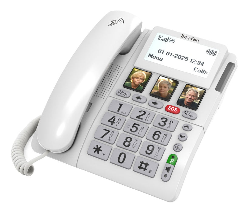 EAN 9120124822317 - Beafon ML10 LTE Teléfono analógico Identificador de llamadas Blanco imagen 1