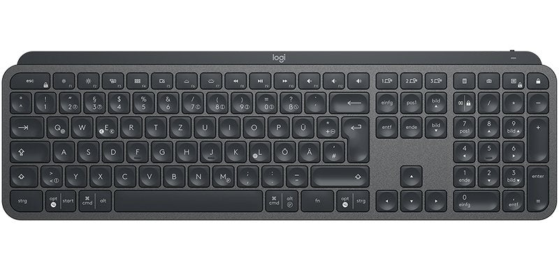 EAN 5099206086807 - Logitech MX Keys teclado Universal RF Wireless + Bluetooth QWERTZ Alemán Grafito imagen 1