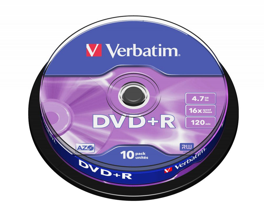 EAN 0023942434986 - Verbatim DVD+R Matt Silver 4,7 GB 10 pieza(s) imagen 1
