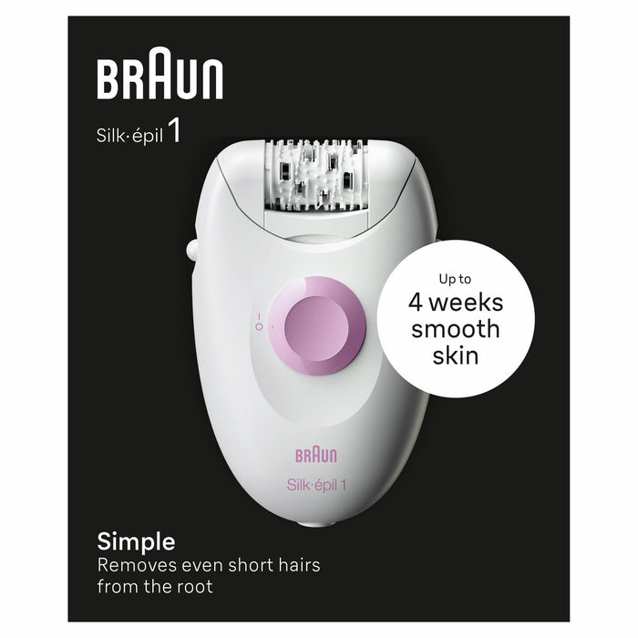 EAN 7500435224949 - Braun Silk-épil 1 1-000 20 pinzas Rosa, Blanco imagen 3