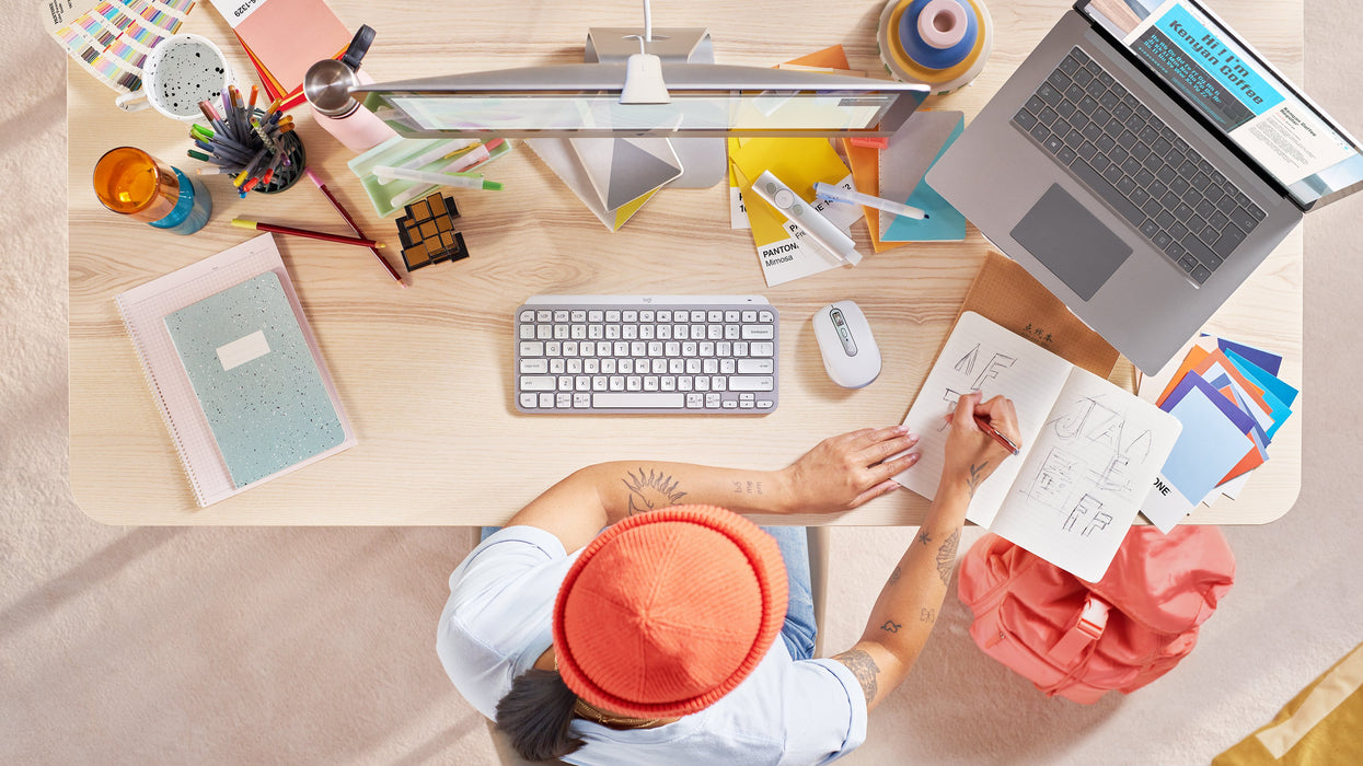 EAN 5099206098978 - Logitech 920-010493 teclado Universal RF Wireless + Bluetooth QWERTY Nórdico Gris imagen 5