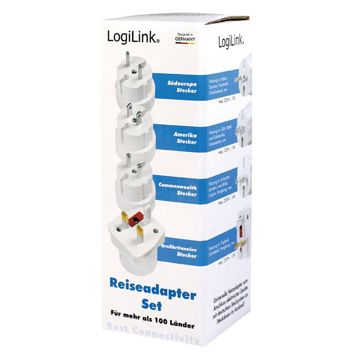 EAN 4052792051407 - LogiLink PA0186 adaptador de enchufe eléctrico Blanco imagen 8