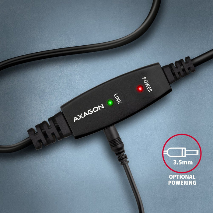 EAN 8595247907219 - Axagon ADR-215B USB 2.0 A-M -> B-M active connecting/repeater cable 15m - Kabel - Digital/Daten cable USB imagen 7